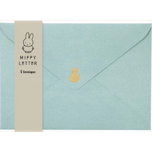 マルアイ ミッフィー洋２封筒ブルー ﾖ-MY1B　4902850277914（5セット）