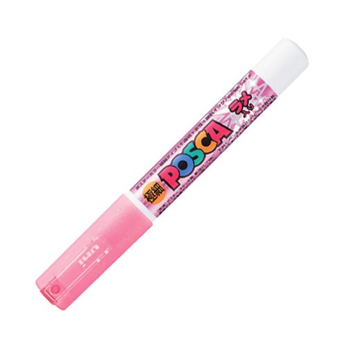 uni ポスカ ラメ入り 極細 ピンク PC1ML-13 三菱鉛筆 4902778719343（10セット）