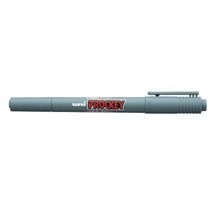 uni プロッキー 灰色 ツインタイプ(極細+細字) 三菱鉛筆 4902778022740（10セット）