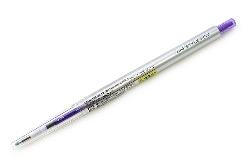 ユニ スタイルFシングル 0.38 バイオレット 三菱鉛筆 4902778092583（10セット）