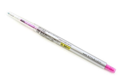 ユニ スタイルFシングル 0.38 ピンク 三菱鉛筆 4902778092590（10セット）