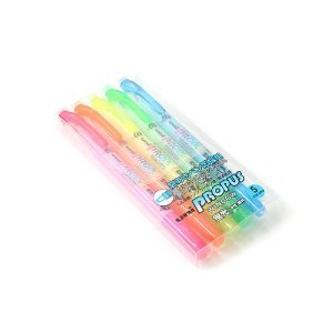 uni プロパス ウインドウ 蛍光ペン 5色 三菱鉛筆 4902778692417（10セット）