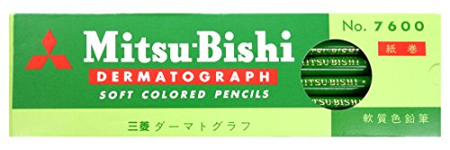 油性ダーマトグラフ K7600.6 23414 三菱鉛筆 4902778005590（10セット）