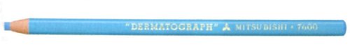 ダーマト鉛筆 k7600.8 水   三菱鉛筆 4902778005606（10セット）