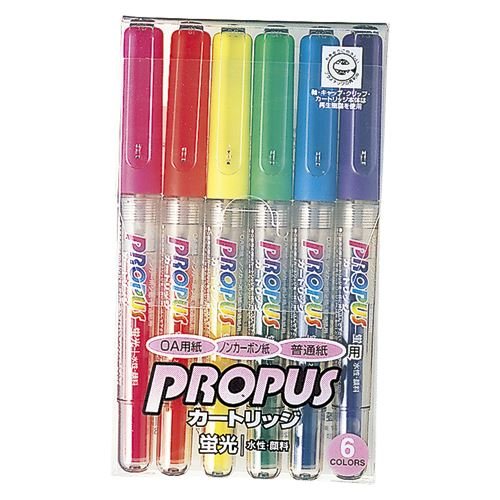 三菱 プロパス PUS155 6色セット 三菱鉛筆 4902778662892（10セット）