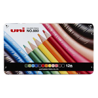 三菱色鉛筆ワイド 880 12色 三菱鉛筆 4902778972489（10セット）