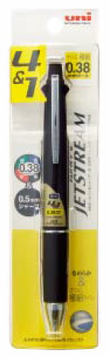 三菱鉛筆 ジェットストリーム 4＆1 ブラック MSXE5-1000-38 三菱鉛筆 4902778225516（10セット）