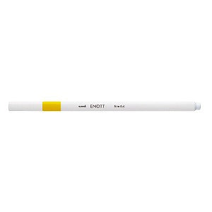 Caneta de assinatura à base de água Mitsubishi Pencil EMOTT cor única amarelo PEMSY2 Mitsubishi Pencil 4902778241097 (10 conjuntos)