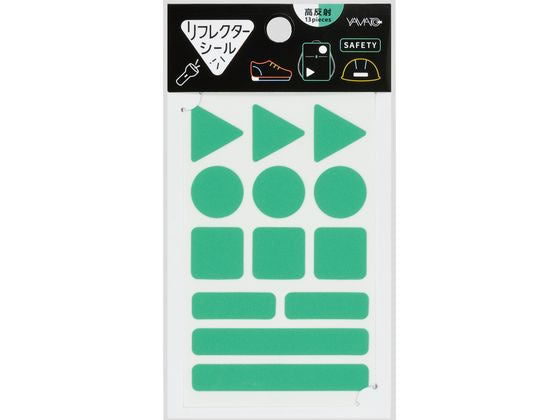ヤマト リフレクターシールライトグリーン REF-LGR　4903076004254（10セット）