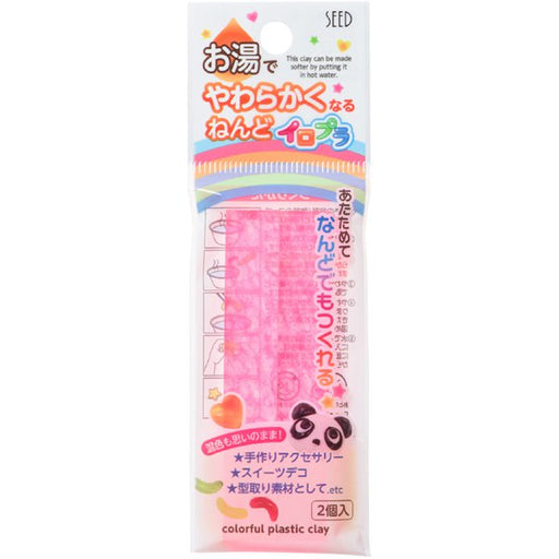 シード SEED ACG-PC1-P [お湯でやわらかくなるねんど イロプラ ピンク] 4906643004541（10セット）