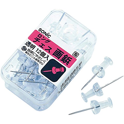 ソニック ロングチェス画鋲 AZ-889 ソニック 4970116016232（10セット）