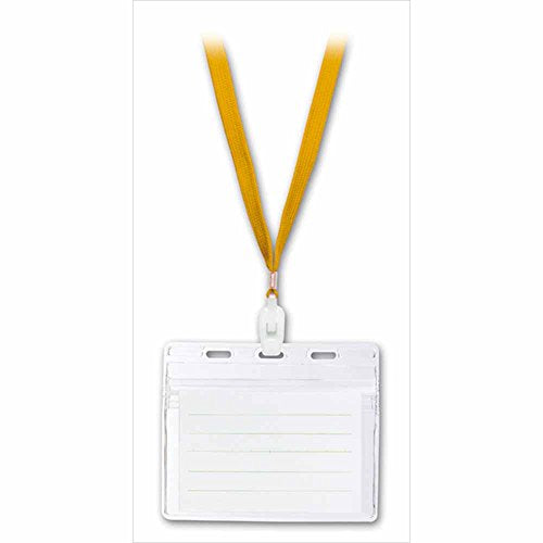 ソニック IDカード用 吊下げ名札 黄 NF-451-Y ソニック 4970116023902（10セット）