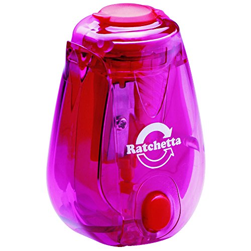 ソニック ラチェッタ ハンディ鉛筆削り お知らせ機能付 桃 SK-825-P ソニック 4970116036445（10セット）