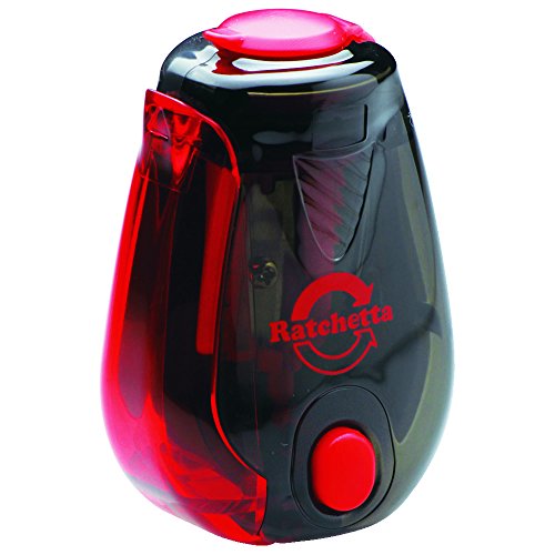 ソニック ラチェッタ ハンディ鉛筆削り お知らせ機能付 黒 SK-825-D ソニック 4970116036452（10セット）