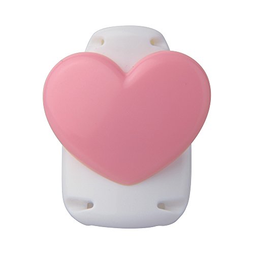 ソニック キッズクリップ ハート 服に穴が開かない名札留め SK-1571-P ソニック 4970116039408（10セット）