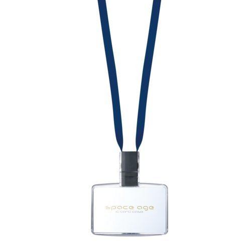 リールストラップ カードホルダー スペースエイジ ICサイズ EX-2735 ソニック 4970116041395（10セット）