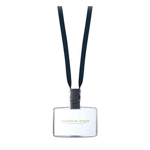 ソニック スペースエイジ リールタイプ カードホルダー ICサイズ ブラック EX-2735-D ソニック 4970116041388（10セット）