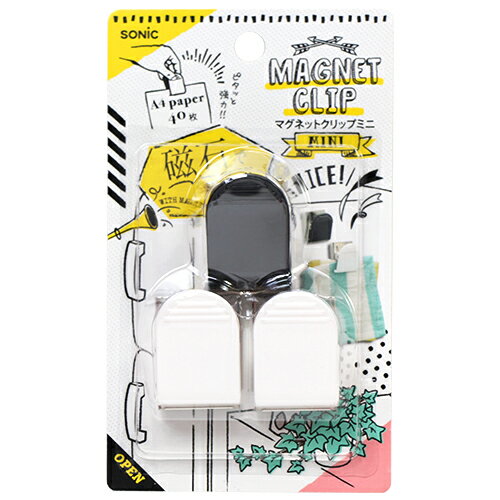 ソニック マグネットクリップミニ色込 CP-5672 ソニック 4970116042286（10セット）