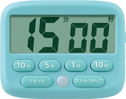 ソニック LV-3051-LB トキ サポ デジタルタイマー ライトブルー ソニック 4970116048011（10セット）