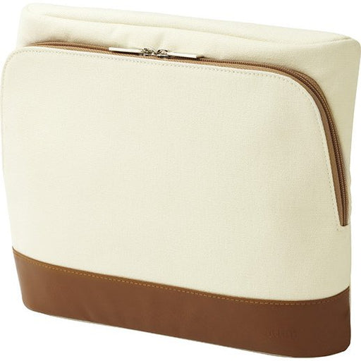 ソニック sonic UT-4042-I [ユートリム スマ・スタ キャンバス地 タブレット立つバッグインバッグ アイボリー]（10セット）