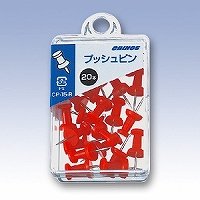 日本クリノス プッシュピン 赤 cp-15-r   日本クリノス 4997962200110（10セット）