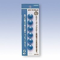 カラーマグネット 丸型 CMP-20-B 日本クリノス 4997962202084（10セット）