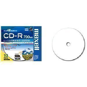 マクセル データ用CD-R 700MB(10枚) マクセル 4902580507688（10セット）