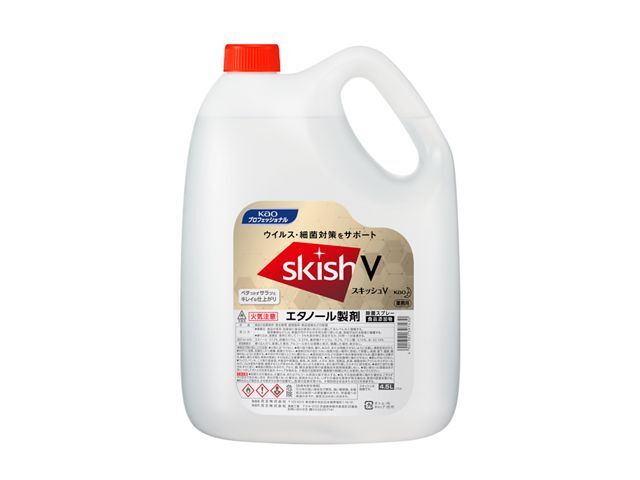 花王プロフェッショナル・サービス スキッシュＶ　つめかえ用　４．５Ｌ 花王 397430　4901301397430（10セット）