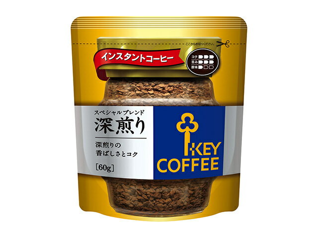 キーコーヒー インスタントＳＰブレンドフカイリカエ 60G 4901372402798（10セット）
