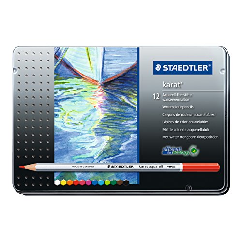 ステッドラー カラト アクェレル 水彩色鉛筆 12色  4007817124024（10セット）