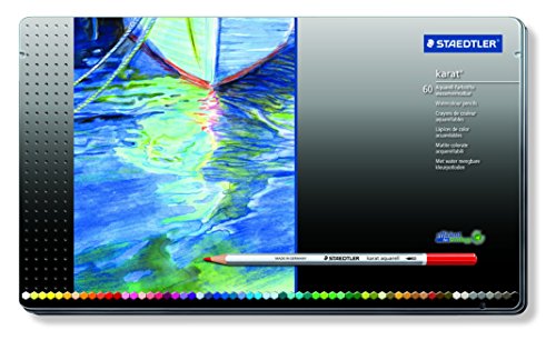ステッドラー カラト アクェレル 水彩色鉛筆 60色  4007817123096（10セット）