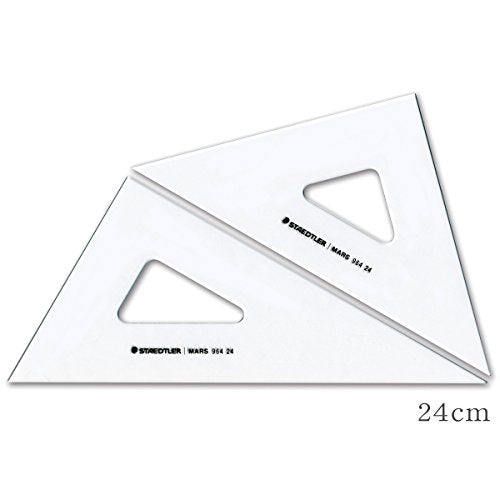 マルス三角定規 ペアセット  964-24 ステツドラー日本 4955414964249（10セット）