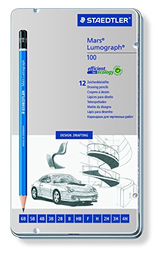 ステッドラー ルモグラフ 製図用高級鉛筆 12硬度セット  4007817104729（10セット）