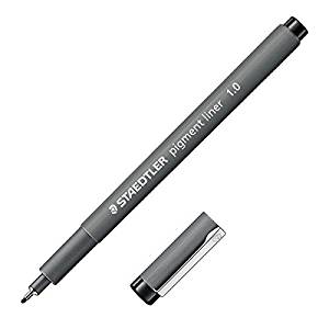 ステッドラー ピグメントライナー1.0mm BK  4007817012994（10セット）