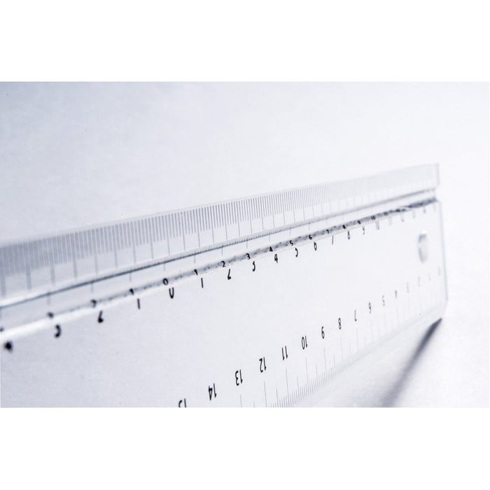 ステッドラー マルス 溝付線引定規 30cm 96202-30 ステツドラー日本 4955414962443（10セット）