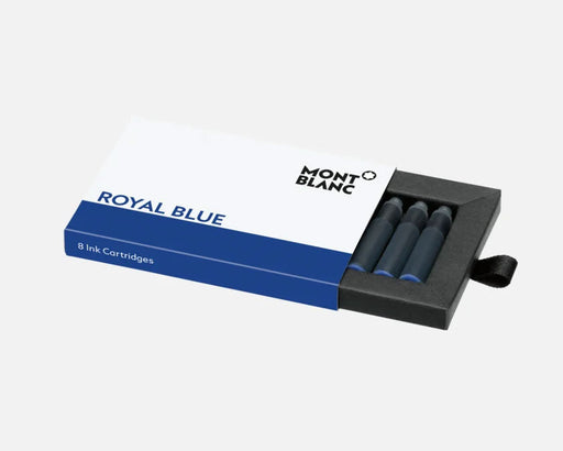 モンブラン カートリッジインク8本 ロイヤルブルー MB128198 モンブラン MB128198　4062037052205（10セット）