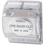 ワンハンドクリップ OC-C 透明 東京金属工業 4528011000759（10セット）
