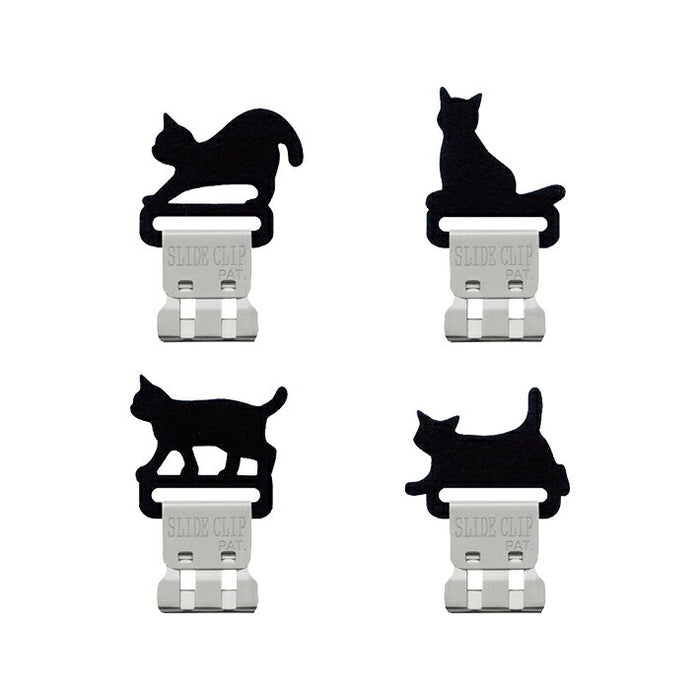 トーキン スライドクリップネコシルバー SC-N4S　4528011001060