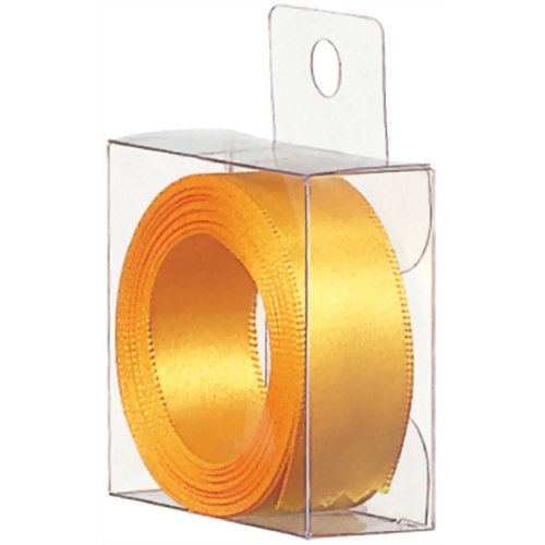 包むファクトリー カットサテン イエロー 18mm*3m巻(1巻入) 包む 4512427595718（10セット）