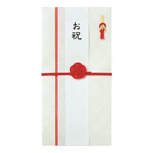 包む 金封ろこう紅白 T-4525　4512427452592（5セット）