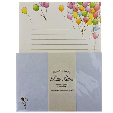 包む レター風船 TL059　4512427059944（5セット）