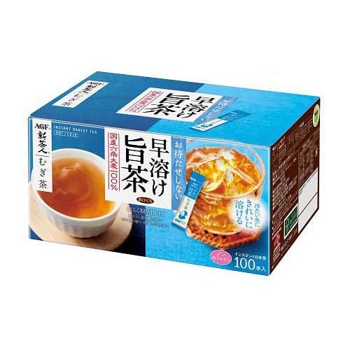 ＡＧＦ 新茶人ムギ茶スティック 0.9GX100ﾎﾝ　4901111396838