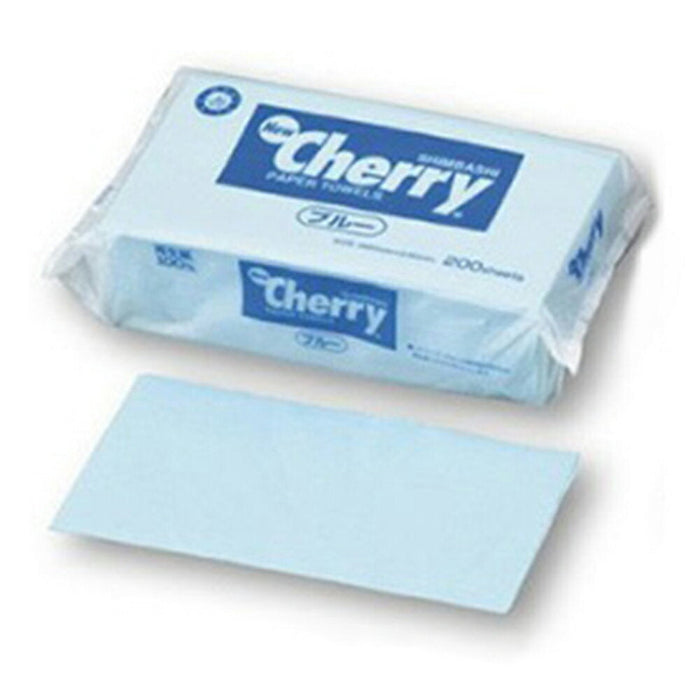 新橋製紙 ニューチェリーペーパータオルブルー 200ﾏｲ　4967855932039（10セット）