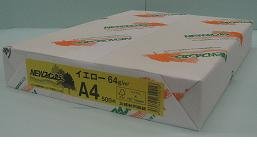 紀州製紙 NEWファインカラー A4/500 イエロー NEWファインカラーA4500 北越コーポレーション 4535449319216（10セット）