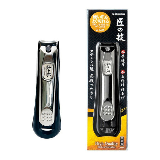 グリーンベル ステンレス高級爪切り G-1024 4972525053594