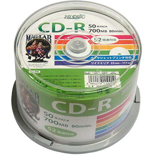 HIDISC CD-R HDCR80GP50 磁気研究所 4984279110010（10セット）