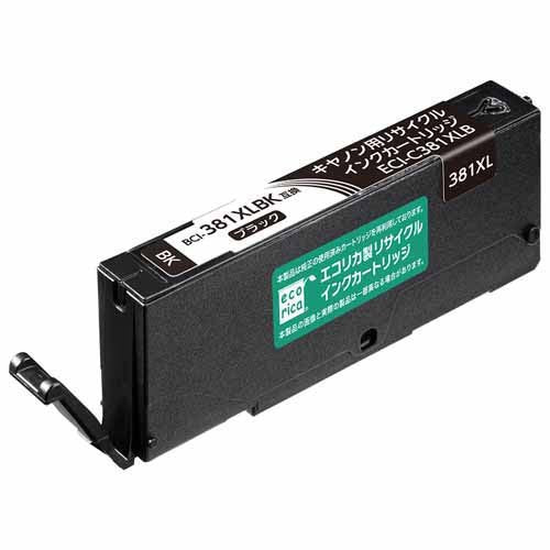 エコリカ リサイクルインクブラック ECI-C381XLB 4562451404821