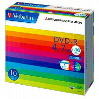 バーベイタム DVD-R 1回記録データ用 4.7GB 1-16倍速 DHR47JP10V1(10枚入) Verbatim Japan 4991348061050（10セット）