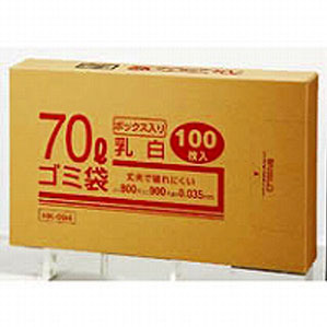 クラフトマン 業務用乳白半透明 メタロセン配合厚手ゴミ袋   box   クラフトマン 4560314960675（10セット）