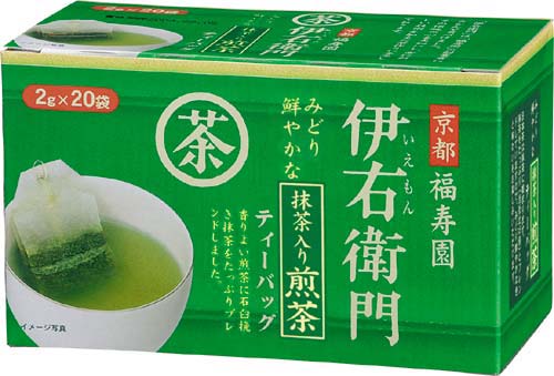 伊右衛門 抹茶入り煎茶 ティーバック(2g*20袋入) 宇治の露製茶 4901046661018（10セット）